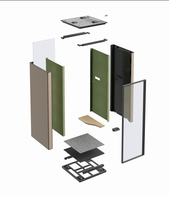 Seven-module rapid assembly