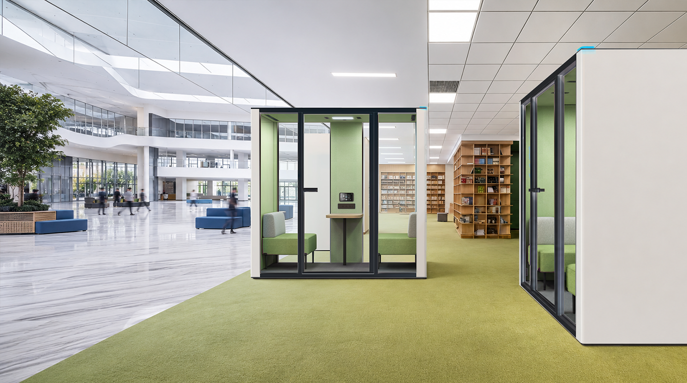 ZOOM booth in education environment