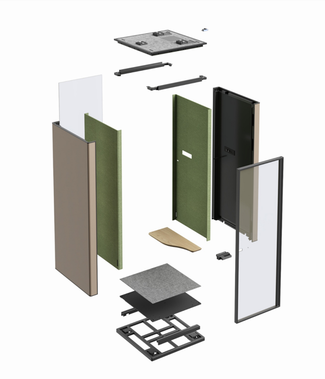 Seven-module assembly